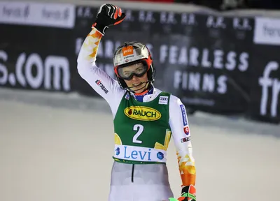 Petra Vlhová vyhrala slalom v Levi.