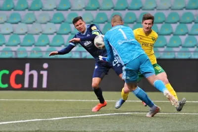 Momentka zo zápasu Fortuna ligy MŠK Žilina - ŠK Slovan Bratislava.