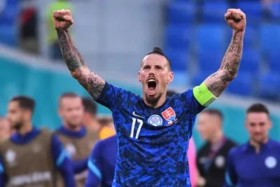 Marek Hamšík v drese Slovenska.