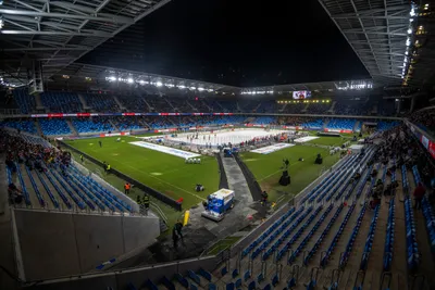 Momentka zo zápasu HK Dukla Trenčín - HKM Zvolen v rámci Kaufland Winter Games 2023.