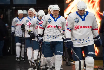 Momentka zo zápasu Old Boys Slovan - Old Boys Sparta v rámci Kaufland Winter Games 2023.