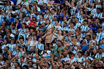 Fotky zo zápasu Argentína - Panama.