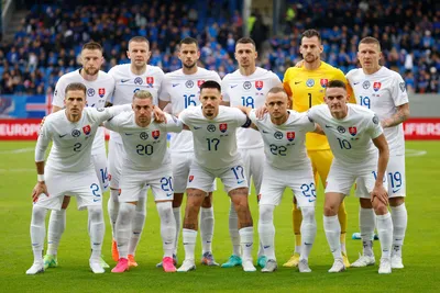 Základná jedenástka Slovenska v kvalifikačnom stretnutí na ME vo futbale 2024 Island - Slovensko.