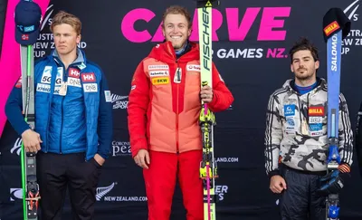 Andreas Žampa obsadil tretie miesto v obrovskom slalome v príprave na Novom Zélande. 