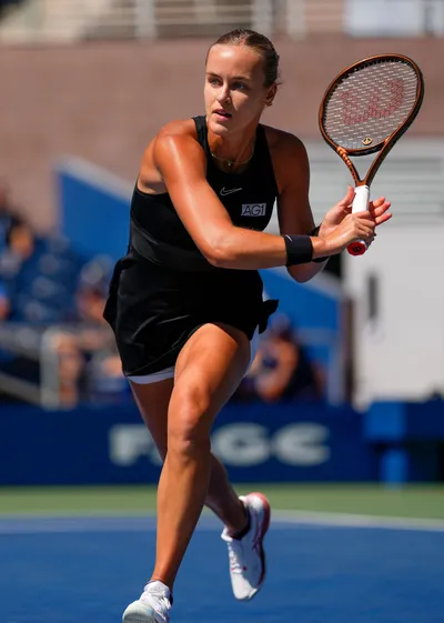 Anna Karolína Schmiedlová na US Open 2023.
