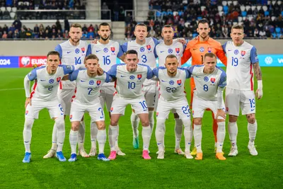 Slovenskí futbalisti pred zápasom Luxembursko - Slovensko v kvalifikácii EURO 2024.