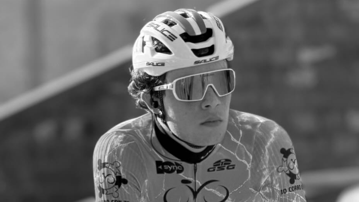 Taliansky cyklista Francesco Mazzoleni.