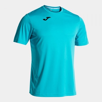 COMBI SHORT SLEEVE T-SHIRT FLUOR TURQUOISE - 100052.010 | Futbalnet.shop