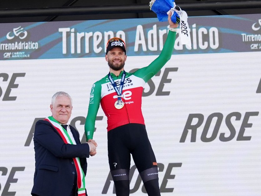 Taliansky cyklista Ganna Filippo vyhral úvodnú časovku pretekov Tirreno - Adriatico 2026.