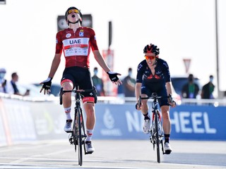 Tadej Pogačar na Okolo SAE.