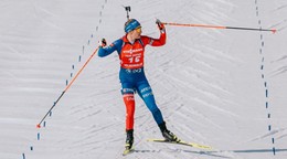 Paulína Bátovská Fialková počas stíhačky v Osle.