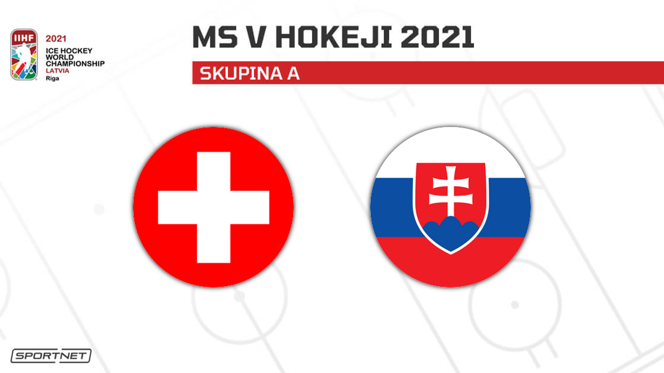 LIVE prenos z MS v hokeji 2021: Slovensko - Švajčiarsko.