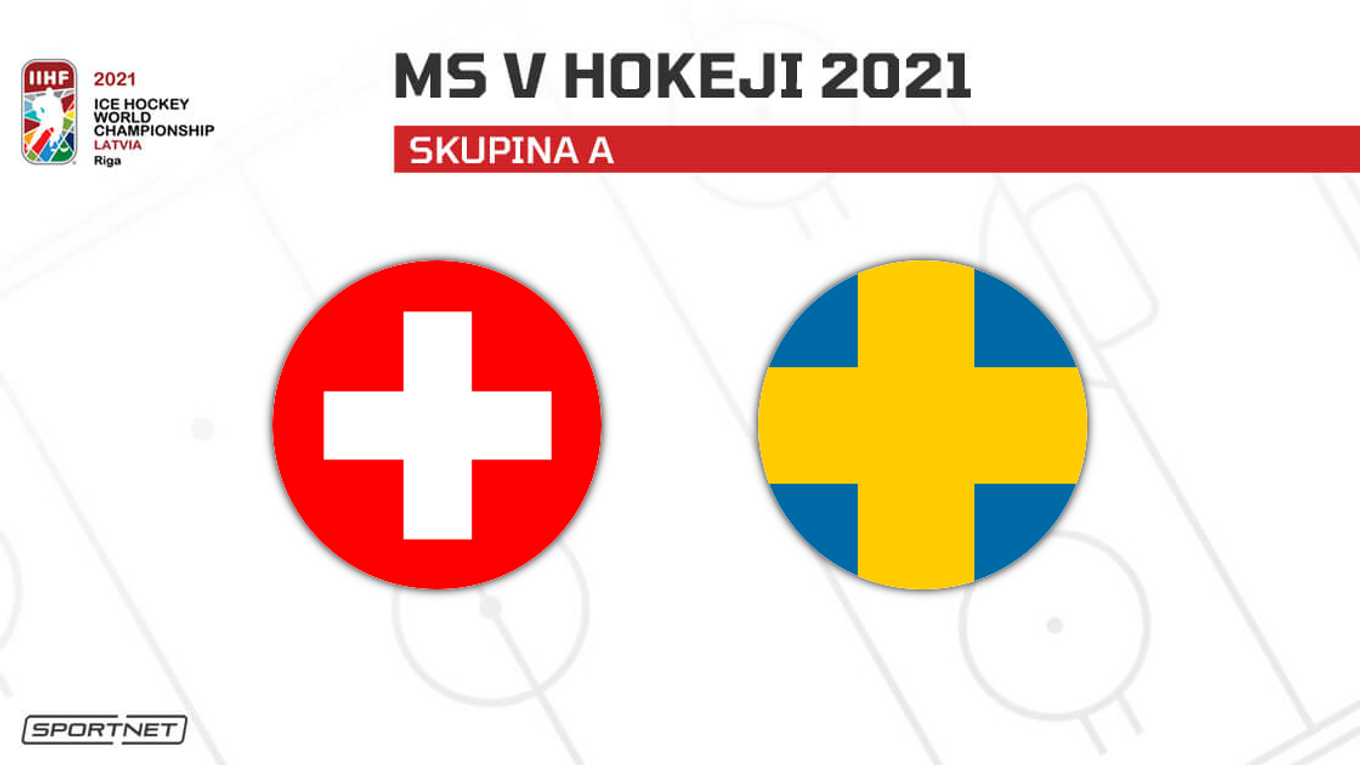 Švajčiarsko vs. Švédsko: ONLINE prenos zo zápasu na MS v hokeji 2021 dnes.