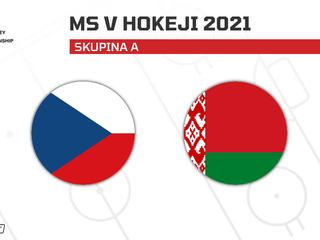 Česko vs. Bielorusko: ONLINE prenos zo zápasu na MS v hokeji 2021 dnes.