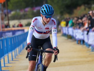 Slovenská reprezentantka v cyklokrose Viktória Chladoňová.
