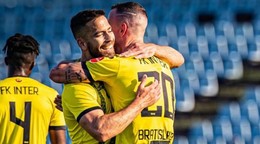 Radosť hráčov FK Inter Bratislava