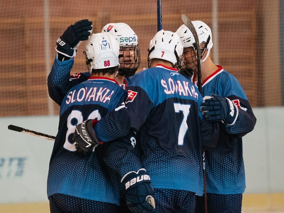 Slovenskí reprezentanti na ME v inline hokeji do 19 rokov 2025.