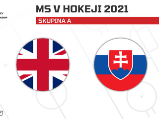 LIVE prenos z MS v hokeji 2021: Slovensko - Veľká Británia.