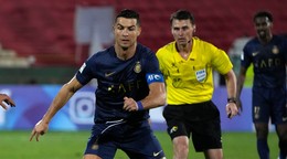 Cristiano Ronaldo v akcii v Saudskej Arábii.
