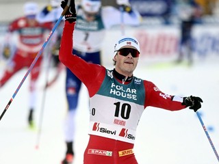 Nór Harald Östberg Amundsen sa teší z víťazstva v pretekoch na 20 km voľne v Ruke.