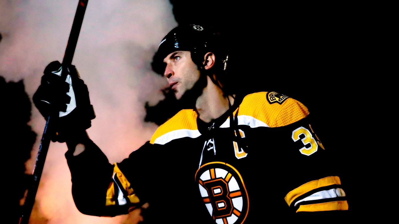 Zdeno Chára, kapitán Boston Bruins.