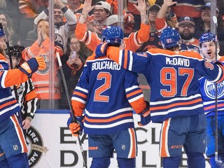 Hokejisti Edmontonu Oilers.