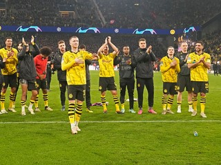 Hráči Dortmundu sa radujú po víťazstve