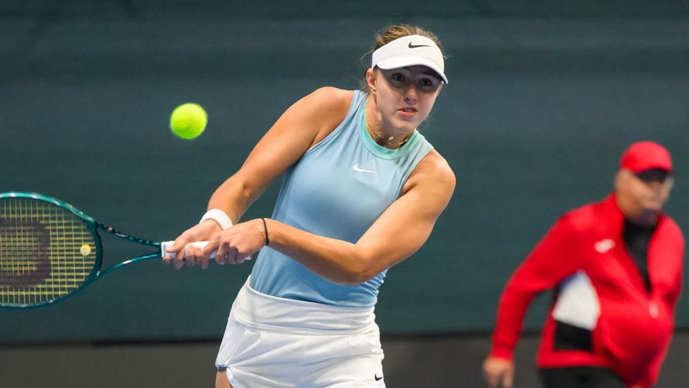 Na snímke je slovenská tenistka Renáta Jamrichová.