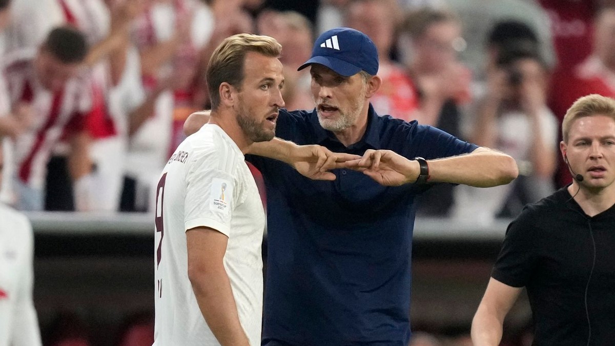 Harry Kane a tréner Thomas Tuchel.