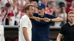 Harry Kane a tréner Thomas Tuchel.