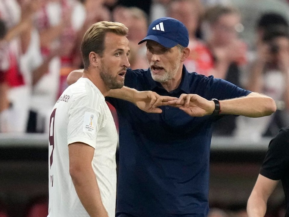 Harry Kane a tréner Thomas Tuchel.