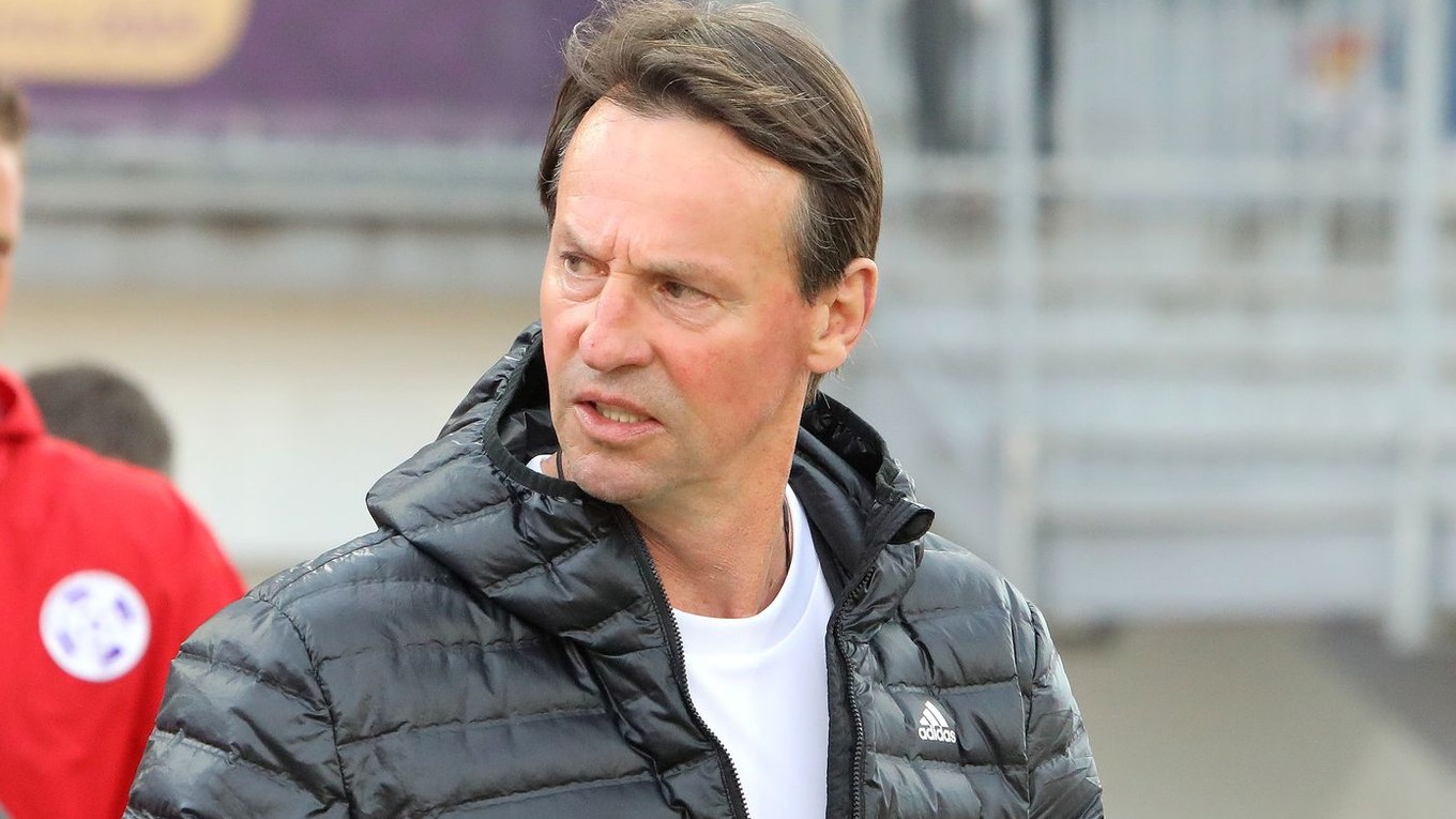 Hlavný tréner MFK Dukla Banská Bystrica František Straka.