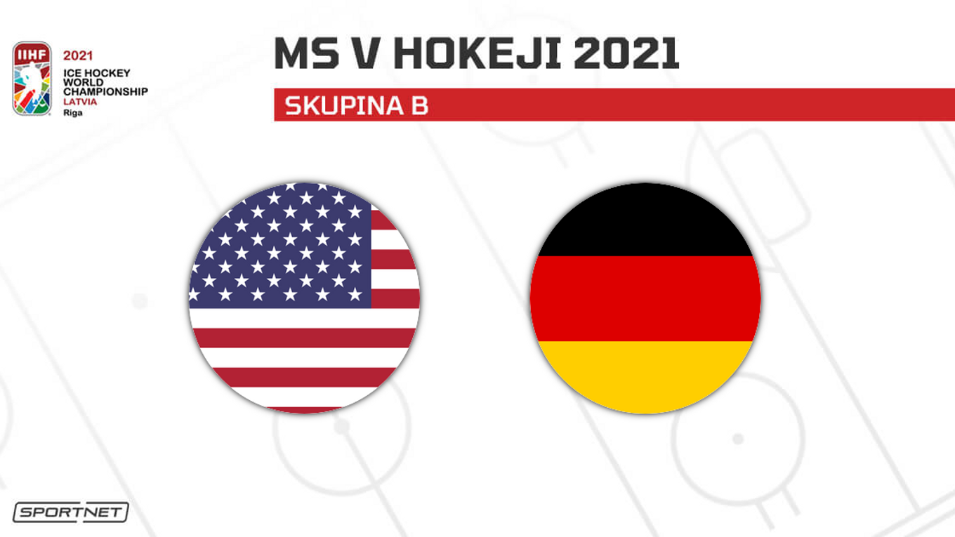USA vs. Nemecko: ONLINE prenos zo zápasu na MS v hokeji 2021 dnes.