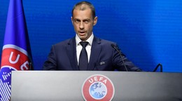 Prezident UEFA Aleksander Čeferin.