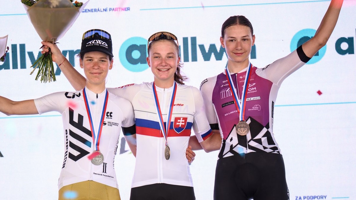 Viktória Chladoňová sa stala majsterkou Slovenska v cestnej cyklistike 2026. 