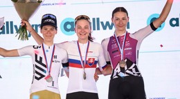 Viktória Chladoňová sa stala majsterkou Slovenska v cestnej cyklistike 2026. 
