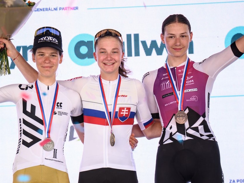 Viktória Chladoňová sa stala majsterkou Slovenska v cestnej cyklistike 2026.