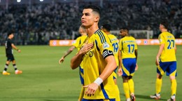 Cristiano Ronaldo v drese Al-Nassr FC.