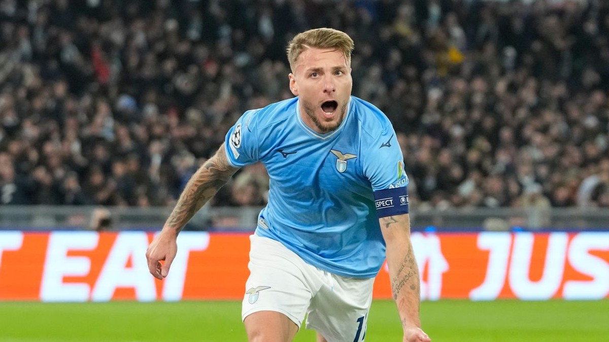 Ciro Immobile v drese Lazia Rím.