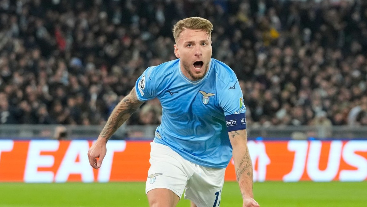 Ciro Immobile v drese Lazia Rím.