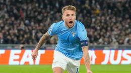 Ciro Immobile v drese Lazia Rím.