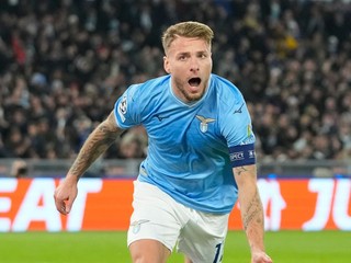 Ciro Immobile v drese Lazia Rím.
