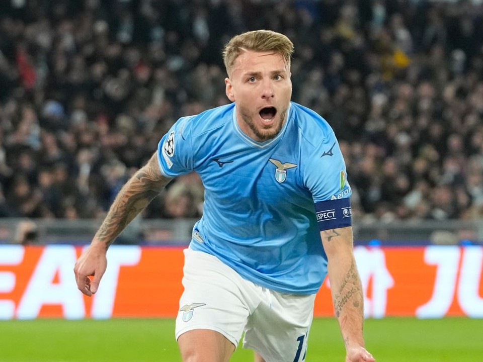 Ciro Immobile v drese Lazia Rím.
