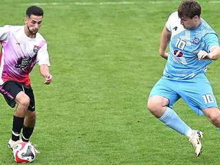 Momentka zo zápasu.