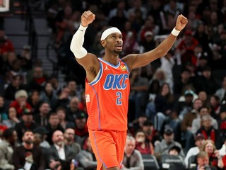 Hráč Oklahoma City Thunder Shai Gilgeous-Alexander.