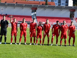 Futbalisti MŠK Považská Bystrica.