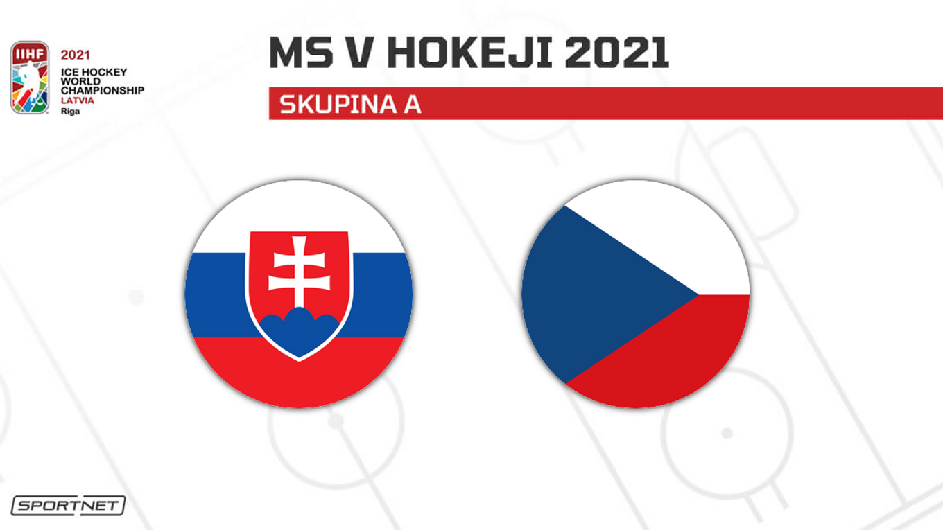 LIVE prenos z MS v hokeji 2021: Slovensko - Česko.