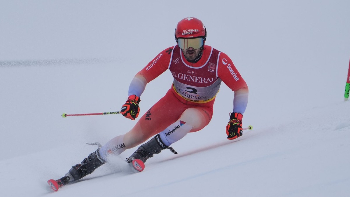 Švajčiarsky lyžiar Loic Meillard.