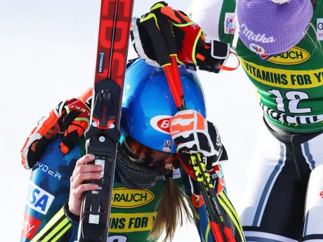 Dojatá Mikaela Shiffrinová po víťazstve v Courcheveli.