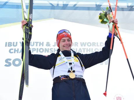 Majster sveta v biatlone Jakub Borguľa.